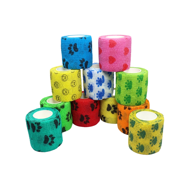 Bandă de înfășurare elastică nețesă (imprimată).